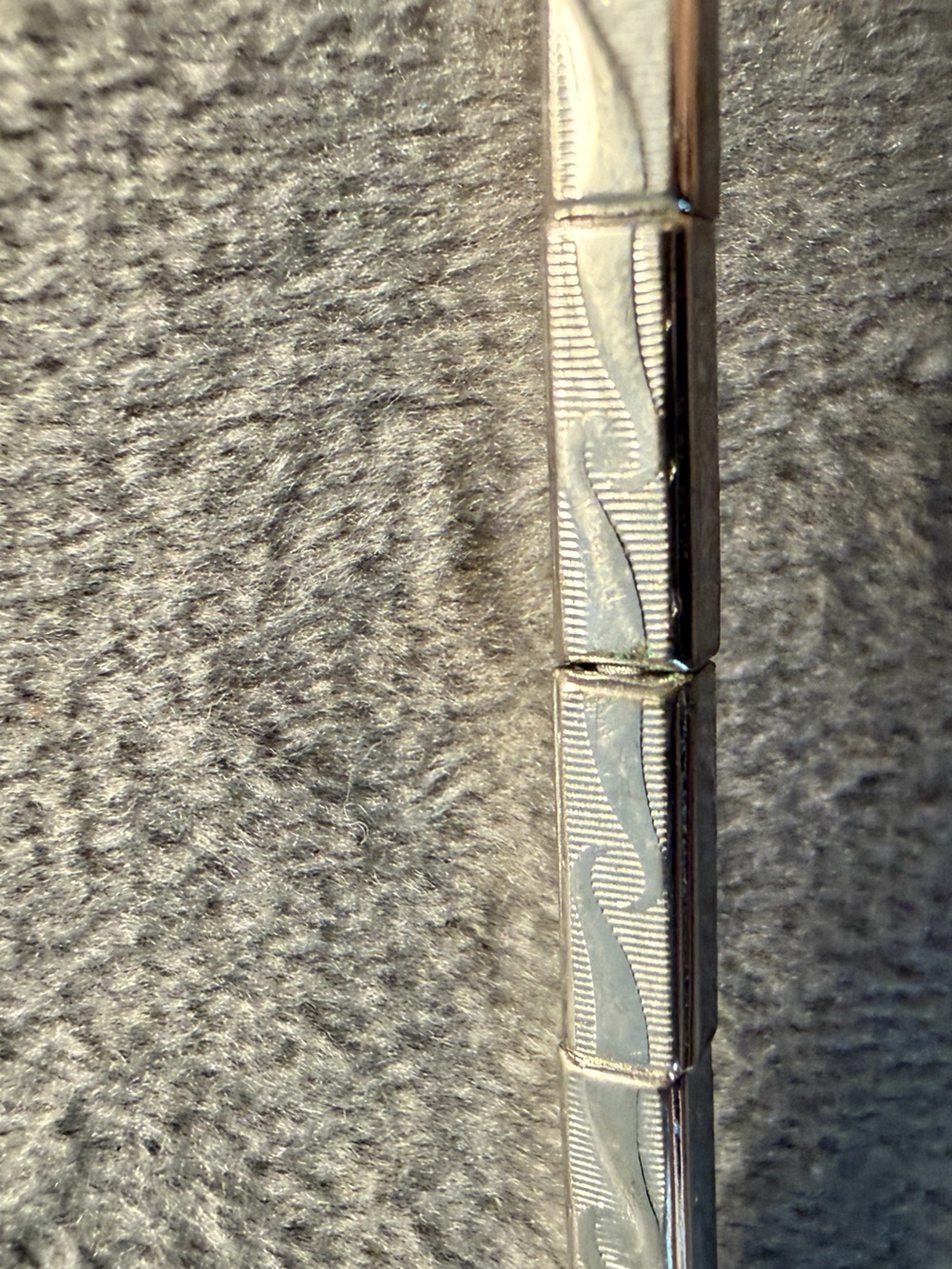 Vintage 1960’s 10k Gold hire Gold Filled Watch Band- Elegant Wave Pattern